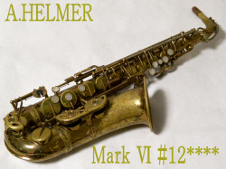 A.SELMER　MarkVI　アルトサックス 1２万番台　オリジナルラッカー　委託品
