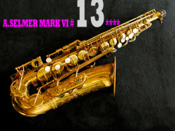 A.SELMER　MARK VI　133千番台　オリジナルラッカー９０％　アルトサックス　委託品