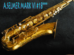 A.SELMER　MARK VI　18万番台　オリジナルラッカー９５％　テナーサックス
