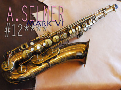 A.SELMER MARK VI 12万番台　オリジナルラッカー　テナーサックス　選定品