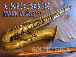 ★☆Spring Sale☆★A.SELMER MARK VI 83千番台　オリジナルラッカー テナーサックス