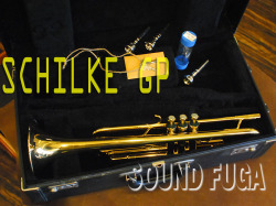 ★★★　SCHILKE B5　GOLD PLATE Bb  金メッキ　トランペット　MP3本　美品