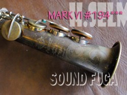 H.SELMER MARK VI 19万番台　ソプラノサックス マウスピース７本付