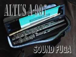 ★★　ALTUS A-907E　頭部管銀製　Eメカ付 　フルート