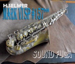 H.SELMER　MARK VI 15万番台　オリジナルシルバープレート　アルトサックス