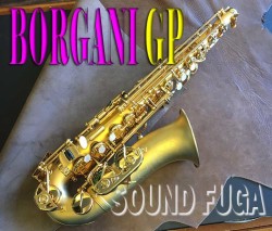 BORGANI 　受注モデル　PEARL GOLD　アルトサックス　極上