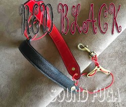 ★限定７本★ちょうどいい長さ★-NEW 首を守るサックス・ストラップ赤黒