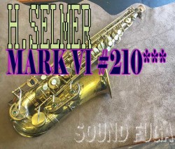 H.SELMER MARK VI 21万番台　オリジナルラッカー　アルトサックス　お勧め！