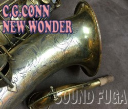 C.G.CONN  “Chu Berry” New Wonder-I Gold Plate Tenor　豪華彫刻　テナーサックス