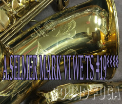 A.SELMER　MarkVI　19万番台 テナーサックス オリジナルラッカー99％　委託品