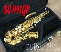 ★Spring Sale★　YANAGISAWA　SC-991GP　超希少　特注金メッキ　カーブドソプラノサックス　美品