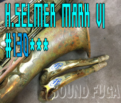 H.SELMER MARK VI  13万番台　HIGH F#KEY 付　オリジナルラッカー　ネック２本　テナーサックス