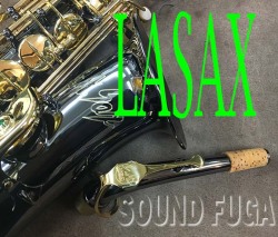 LA SAX　ALTO　ブラック＆ゴールドラッカー　アルトサックス　美品