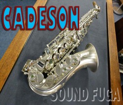 ★プレミアセール★　CADESON S-209BSS　ブラッシュドサテンシルバー　カーブドソプラノ 美品