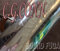C.G.CONN CHUBERY New Wonder－I　SP 希少　銀メッキ　Low-Aなし　バリトンサックス　美品