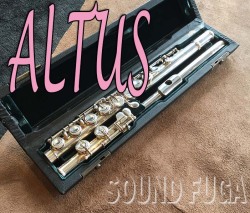 ☆プレミアセール★125000→99000　ALTUS A-807E スターリングシルバーリップ　FLUTE Eメカ付 フルート