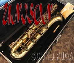 UNISON　BS-5005MB サテン仕上げ  Low-A付 バリトンサックス  美品