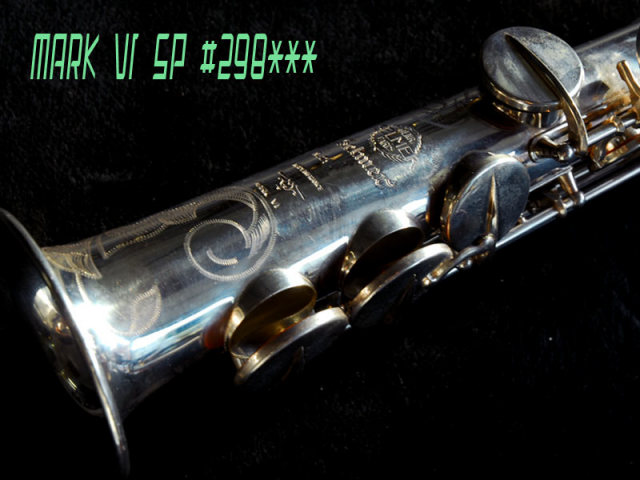セルマー ソプラニーノ サックス MARKⅥ selmer 銀メッキ Selmer Mark VI Soprano Silver Plated SN191xxx | ジャズ
