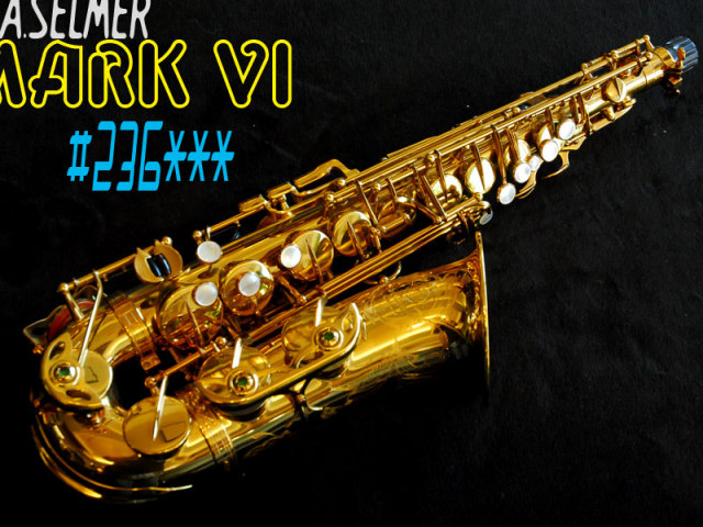 アルトサックス・セルマーマーク６ Selmer Mark Ⅵ　シリアル23万台 Mint Condition】Selmer Mark6 セルマー アメセル マーク6 アルト