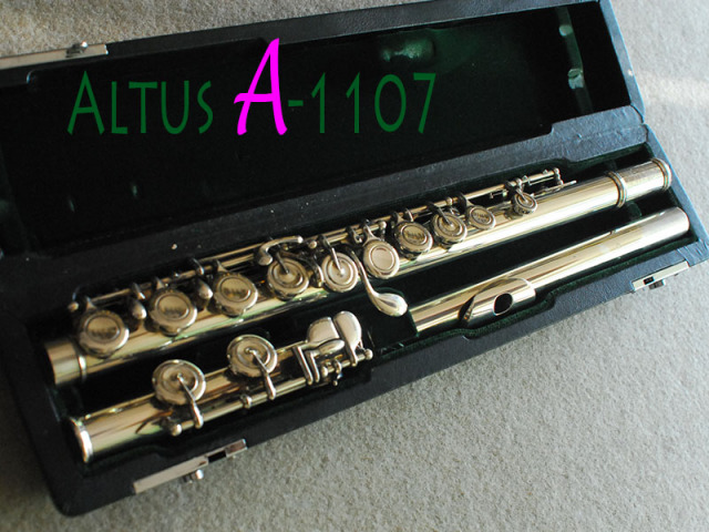 W137 ALTUS アルタス A1107 フルート 銀 Eメカ 958 刻印 W137 ALTUS アルタス A1107 フルート 銀 Eメカ 958 刻印の通販