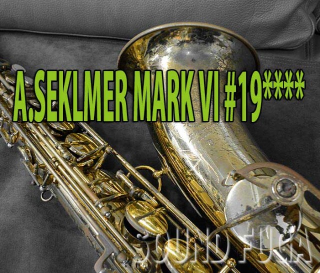 A.SELMER MarkVI 19万番台 テナーサックス オリジナルラッカー