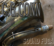C.G.CONN　C melo　SATIN SP  サックス　ベルインナーゴールド   委託品