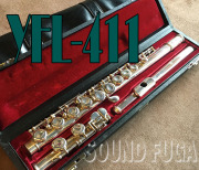 YAMAHA YFL-411　頭部管＋管体銀製　フルート