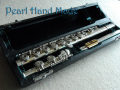 PEARL HAND MADE 総銀フルート　リップ・ライザー１０K　50周年記念モデル