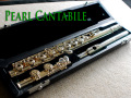 PEARL  F-8800R　CANTABILE　総銀フルート　インラインリングキー　購入1年の極上品