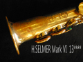 H.SELMER MARK VI 139千番台　オリジナルラッカー　ソプラノサックス