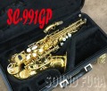 ★Spring Sale★　YANAGISAWA　SC-991GP　超希少　特注金メッキ　カーブドソプラノサックス　美品