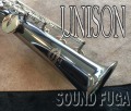 UNISON SS-5003BS　ブラックニッケル＆シルバーキー  ソプラノサックス
