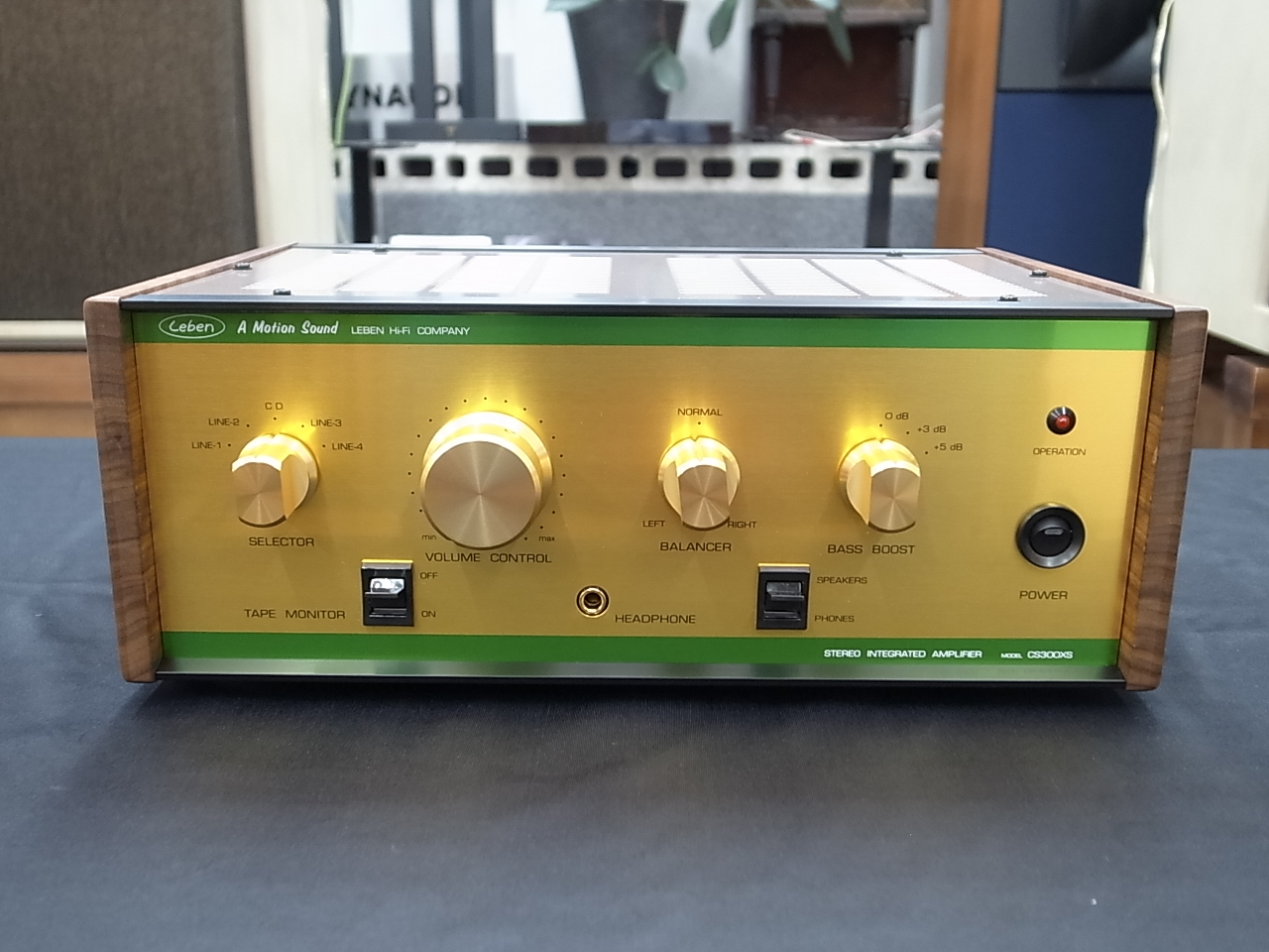 Leben レーベン CS300XS 真空管プリメインアンプ 日本製