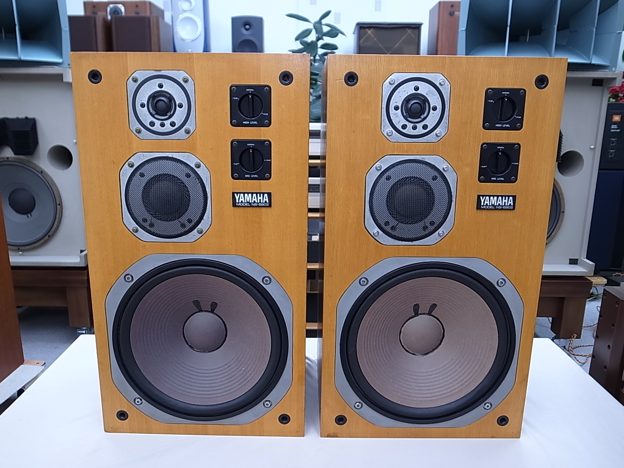 [中古] YAMAHA NS-690II スピーカーシステム ペア ※発送不可