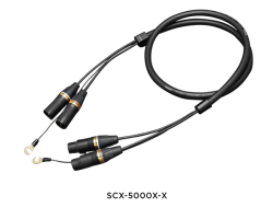 SAEC SCX-5000X-X [XLR→XLR] PC-Triple C導体を採用したハイエンドバランス型フォノケーブル 1.3m 日本製
