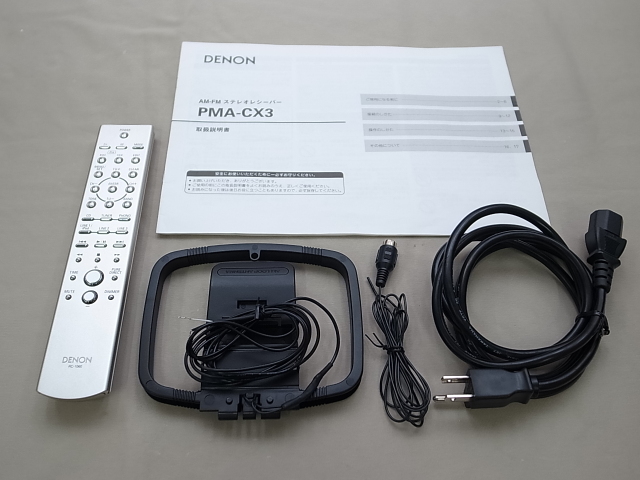 中古] DENON PMA-CX3 AM-FM ステレオレシーバー 