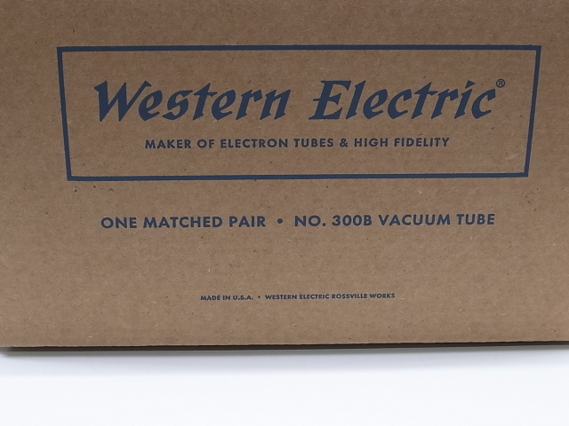 Western Electric ウエスタン エレクトリック 300B マッチドペア