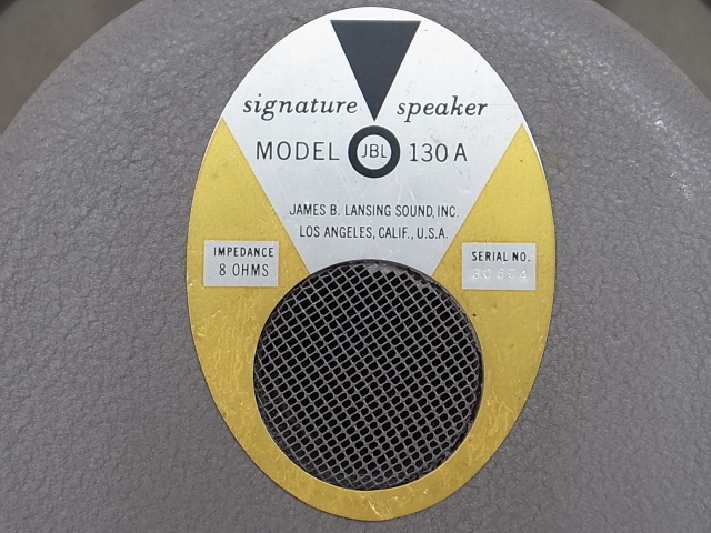 中古] JBL 130A 8Ω 38cm ウーファー ペア