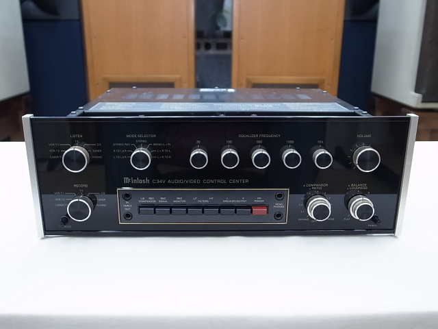 マッキントッシュC34Vプリアンプ McIntosh C34V AUDIO/VIDEO Control Center プリアンプ - 中古