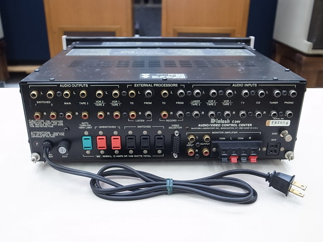 McIntosh C34V プリアンプ　サイン入り 中古] Mcintosh C34V プリアンプ