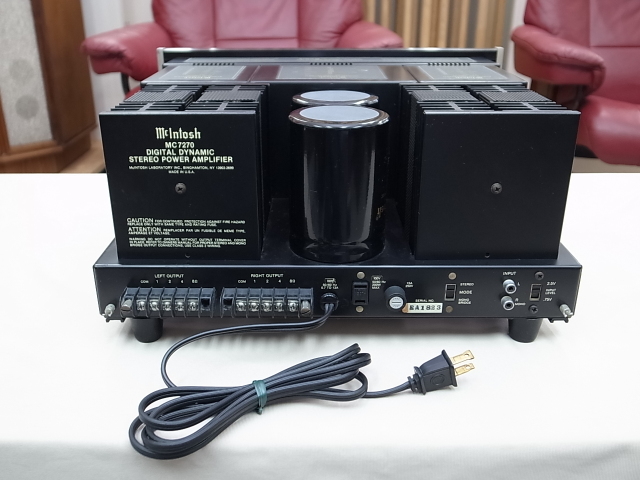 ★ McINTOSH・マッキントッシュ MC7270 ★ パワーアンプ McIntosh MC7270 パワーアンプ / 札幌の中古オーディオ