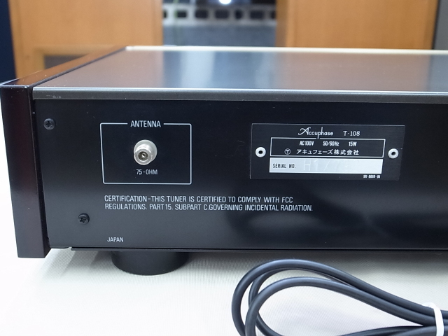 中古] Accuphase アキュフェーズ T-108 シンセサイザーFM
