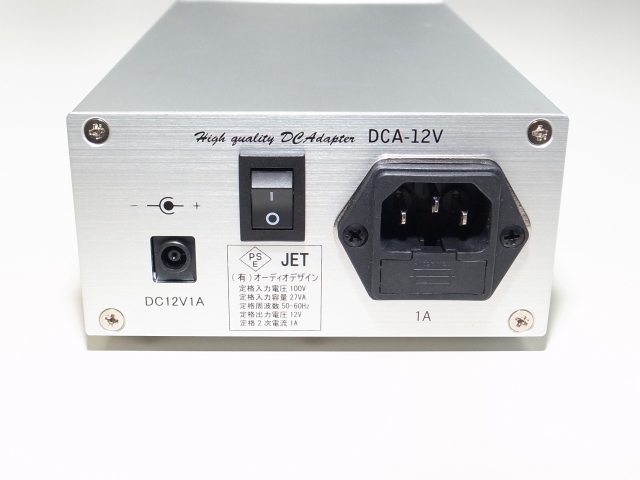 Audiodesign オーディオデザイン DCA-12VHC 高性能のDCアダプター 大 