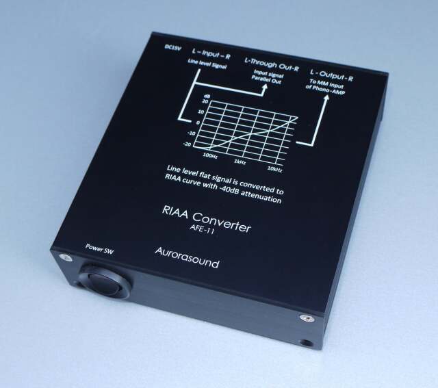 Aurorasound オーロラサウンド RIAA Converter AFE-11 逆RIAA 日本製