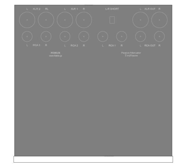 FIDELIX TruPhase パッシブアッテネーター Fidelix TruPhase Passive Attenuator with Selector – ExAUDIO