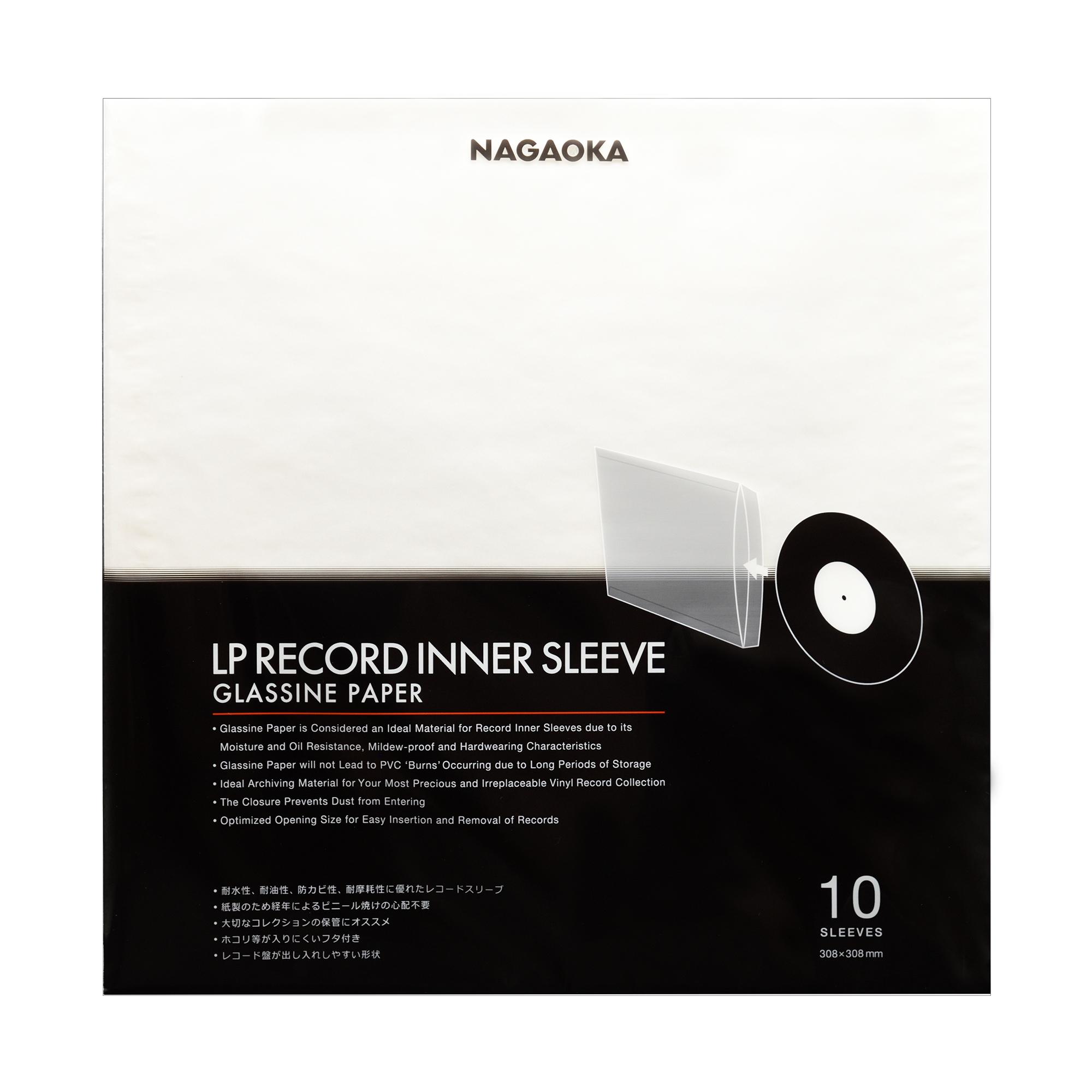 NAGAOKA ナガオカ GRS-LP10 グラシン紙 LPレコードインナースリーブ 日本製
