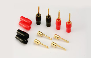 ORB オーブ HL-P15i 宝飾品用高純度金メッキ処理を施したオーディオ用ハイエンド・ラグ端子 8個セット 絶縁チューブ付属