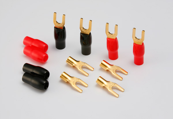 ORB オーブ 宝飾品用高純度金メッキ処理を施したオーディオ用ハイエンド・ラグ端子 HL-Y4i ラグ8ヶ/チューブ8ヶ