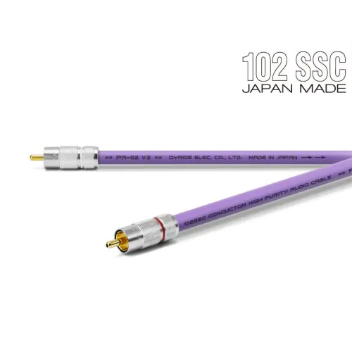 Oyaide オヤイデ PA-02TR V2 インターコネクトケーブル（RCAペア） 1.0m 日本製