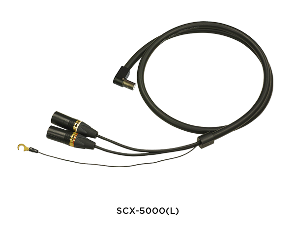 SAEC サエク SCX-5000(L) [L型DIN→XLR] 高品質フォノ・バランスケーブル 1.3m